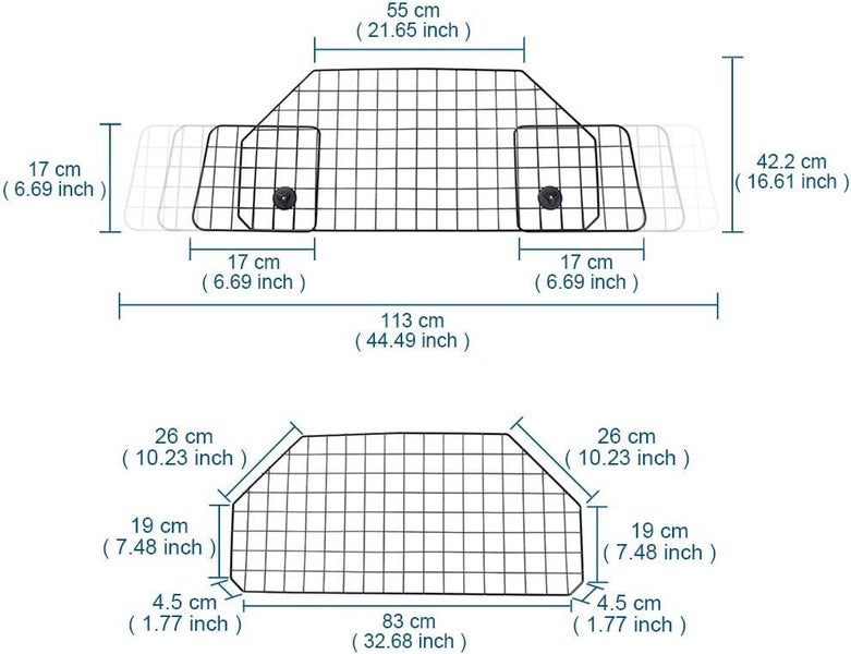 New Dog Car Cargo Barrier Divider Fence Gate Afterpay Carousel 7