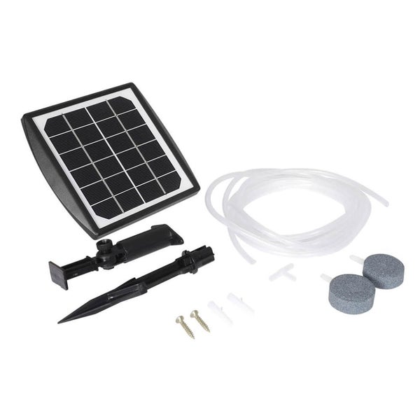 Solar Oxygenator Air Pump Powered Pool Water Pond Outdoor Fish Oxygen Tank Carousel 1