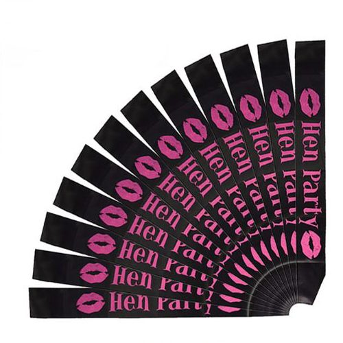 FLASH SALE! Black and Pink Satin Bridesmaid Hen Party Sash Carousel 1