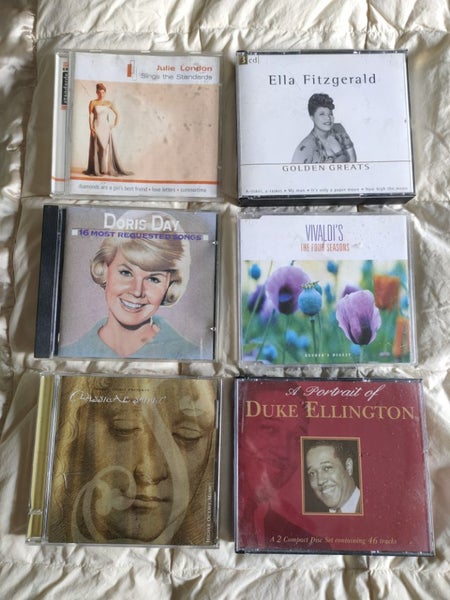 6 Jazz and classical CDs Doris Day, Duke Ellington, Ella Fitzgerald Carousel 1