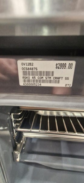 ASKO OCS8487S 45cm Combi Steam Wall Oven Carousel 2