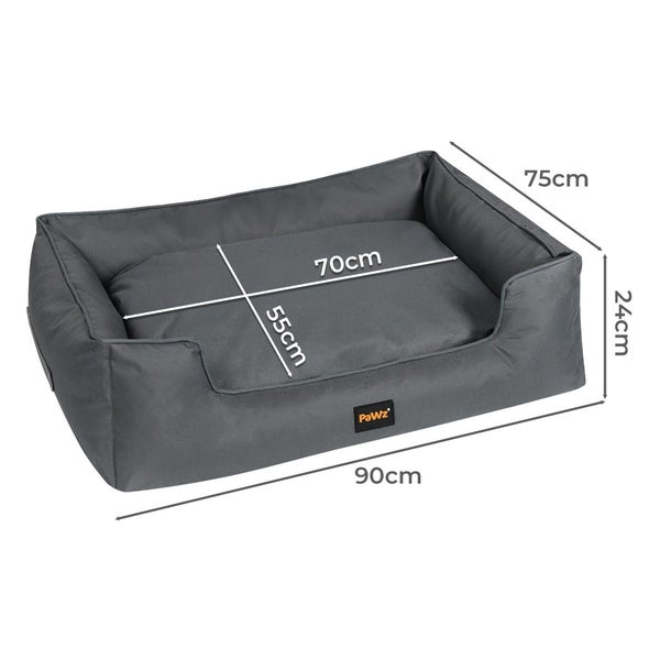Pawz Waterproof Pet Dog Calming Bed Chew Proof Orthopaedic Sofa Removable Large Carousel 10