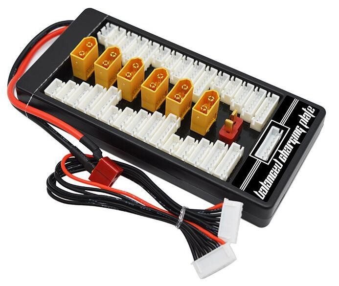 New HotRc Lipo Charging XT60 Adaptor Board 2-6S Charge/Balance Board Carousel 1