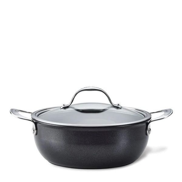 Anolon SearTech 24cm (3.8L) Casserole Pot Black Carousel 1
