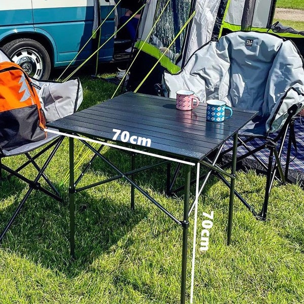 70cm Folding Camping Square Table Portable Carousel 1