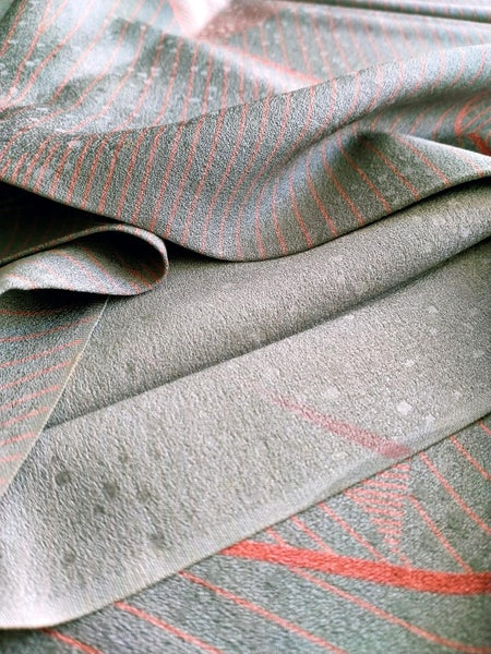 Authentic Vintage Kimono Silk Fabric W35cm L160cm 2926L Carousel 1