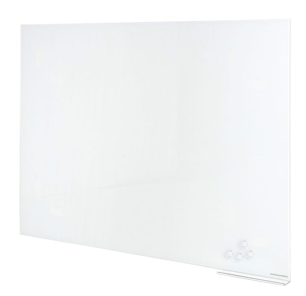 Whiteboard - Magnetic Glass 600 x 900mm - White Carousel 1