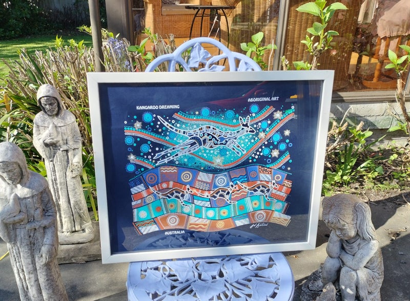 Kangaroo Dreaming Print by J.W. Eastwood Carousel 1