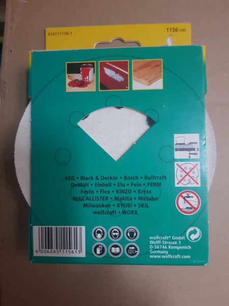 125mm orbital sanding pads 40/80/120 GRIT - 2 x 25 packs Carousel 3