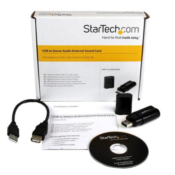 StarTech USB Stereo Audio Adapter External Sound Card Carousel 5