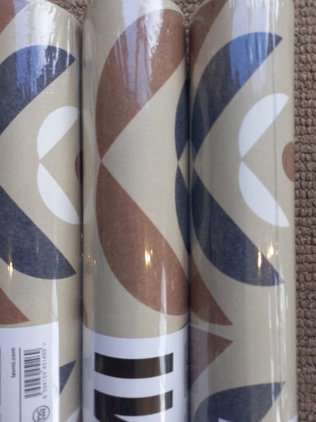 Wallpaper. LAVMI CITY - Copper & Denim. 3 roll bundle Carousel 1