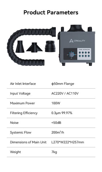 Creality Fume Extractor Machine Carousel 10