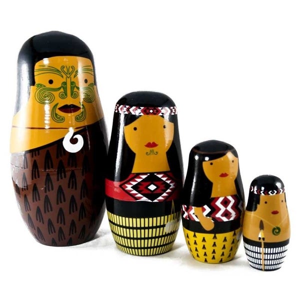 Nesting dolls - New Zealand Maori Family Carousel 1