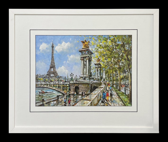 Paris Eiffel Tower Framed Print Carousel 1