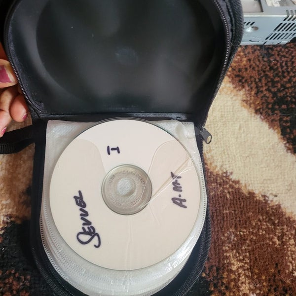 CD cases and CDs Carousel 2