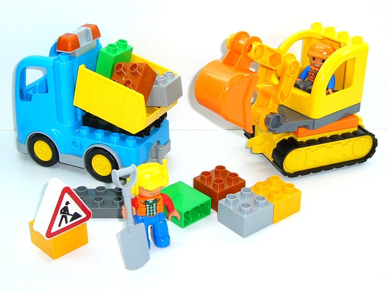 ®™DUPLO - 10812 Truck & Tracked Excavator ~Retired July 2020~ Carousel 1