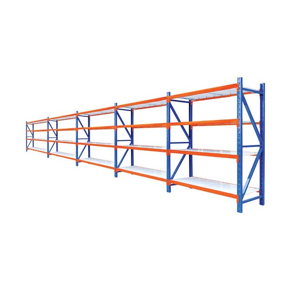 Five Bay Heavy Duty Shelving 9680 L x 2000 H x 600 D Carousel 1
