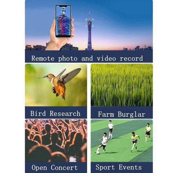 W007 Wifi Digital Telescope 70X Wireless Motion Detection Monitor Monocular W... Carousel 6