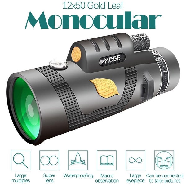 12X50 Professional Hd Monocular Night Vision Telescope Carousel 6