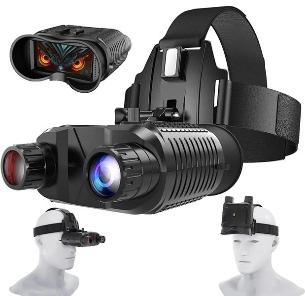 Nv8160 Head-Mounted Night Vision Device Binocular Digital 2.7 Inch Screen Out... Carousel 1