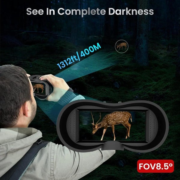 Nv8160 Head-Mounted Night Vision Device Binocular Digital 2.7 Inch Screen Out... Carousel 15