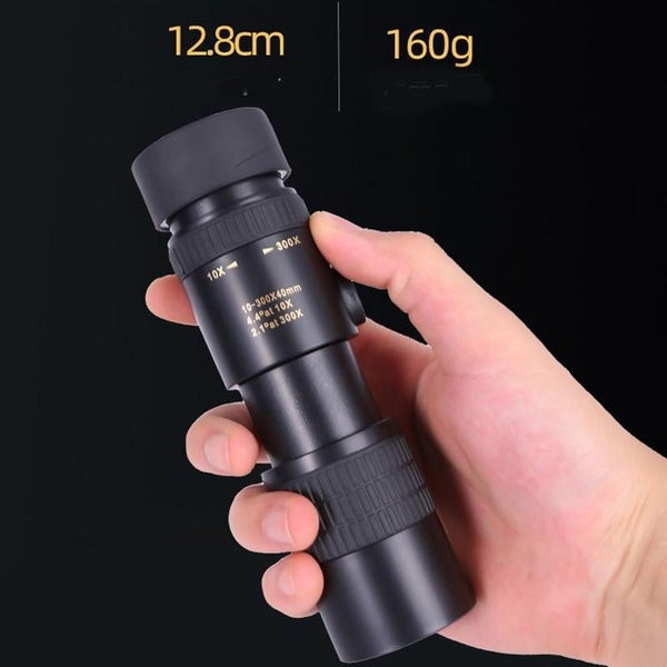 10-300X40 Monocular Hd Bak4 Prism Telescope - With Photo Holder & Tripod Carousel 6