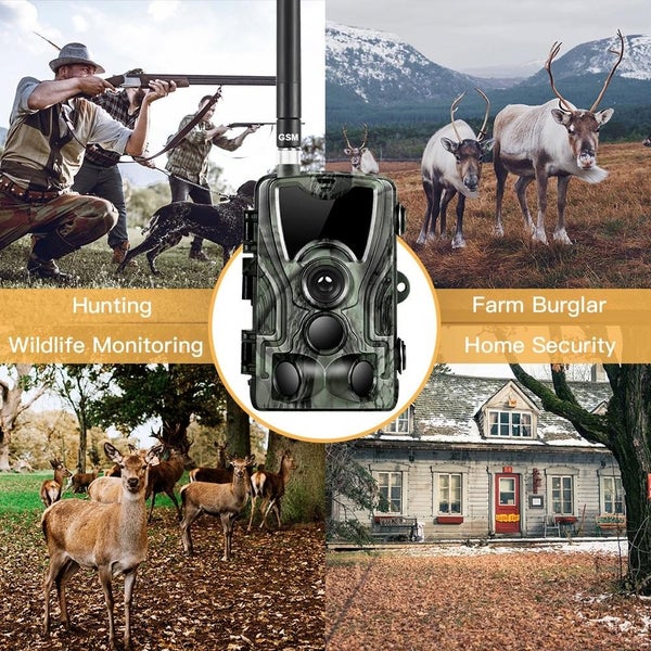 Hc801M 2G Gsm Waterproof Ip66 Ir Night Vision Security Hunting Trail Camera 1... Carousel 7