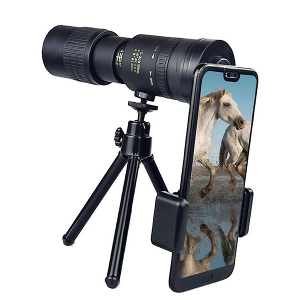 10-300X40 Monocular Hd Bak4 Prism Telescope - With Photo Holder & Tripod Carousel 1