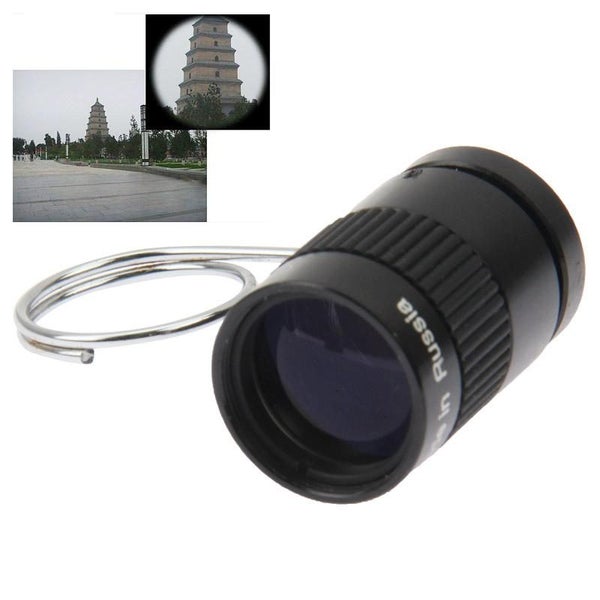 2.5 X 17.5 Mini Monocular Thumb Finger Pocket Telescope Black Carousel 1