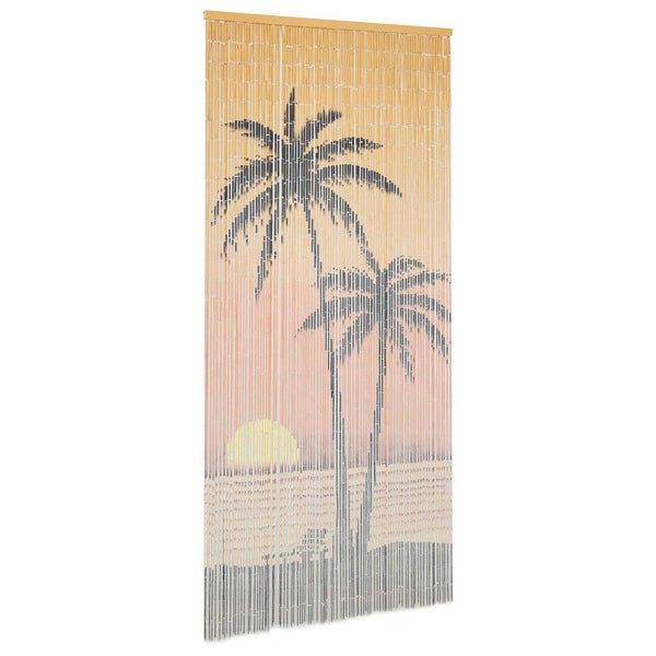 vidaXL Insect Door Curtain Bamboo 90x200 cm Carousel 2