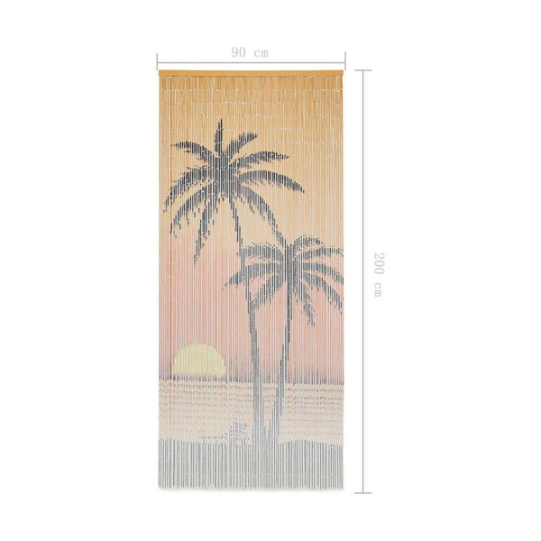 vidaXL Insect Door Curtain Bamboo 90x200 cm Carousel 5