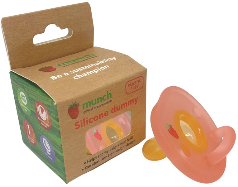 Munch: Silicone Dummy - Pink Carousel 2