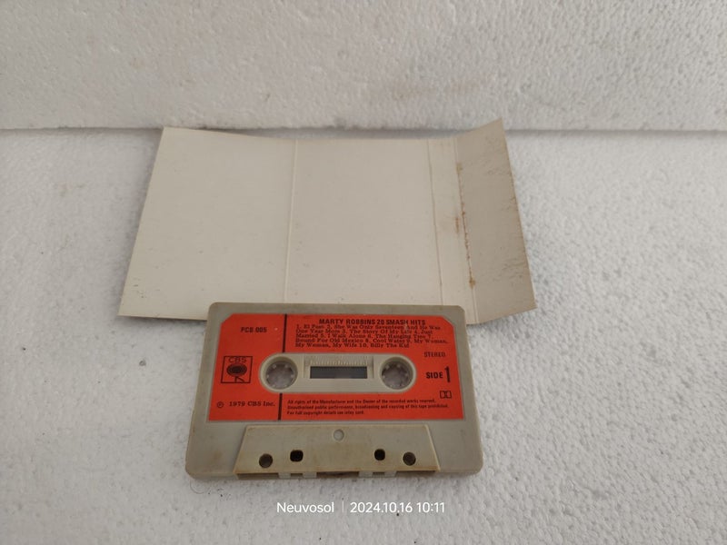1979 Marty Robinson 20 Smash Hits on Tape Cassette PCB005 Carousel 3
