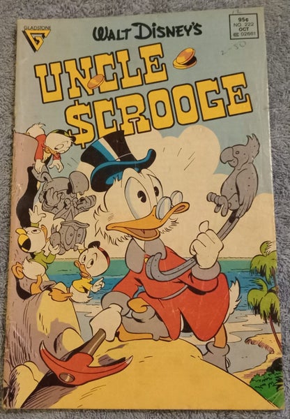 GLADSTONE - WALT DISNEY'S UNCLE SCROOGE - NO.222 1987 Carousel 1