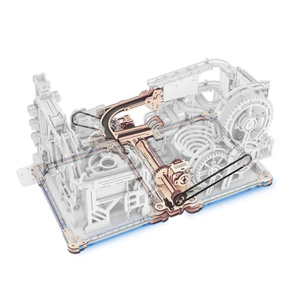 Robotime ROKR Marble Run Link Pack (Spaceport & Night city) LG01 Carousel 1