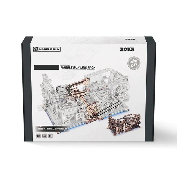Robotime ROKR Marble Run Link Pack (Spaceport & Night city) LG01 Carousel 3