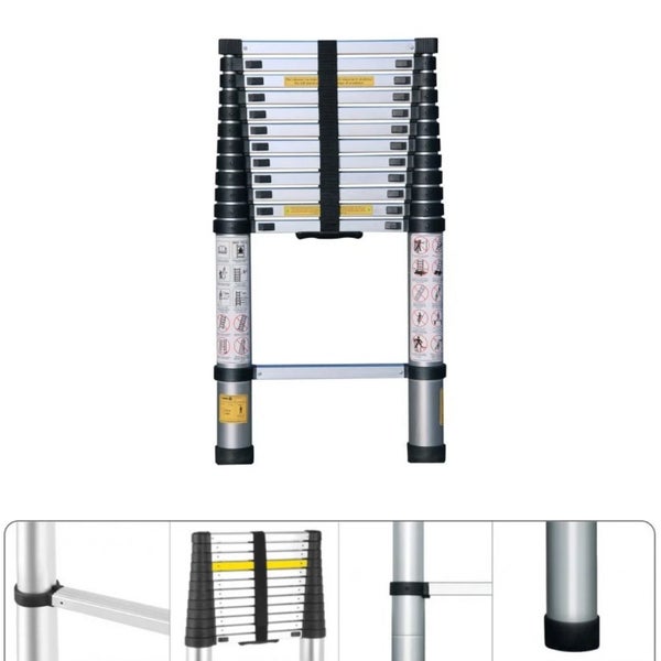 New Telescopic Aluminium Ladder 3.8M Afterpay Carousel 2