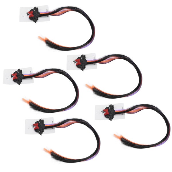hairpieces 5pcs Colorful Hair Extensions Stylish Decorative Halloween Carousel 2