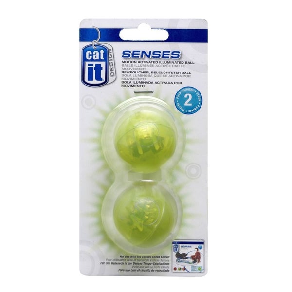 CAT TOY - CATIT SENSES FLASHING BALL TWIN PACK Carousel 1