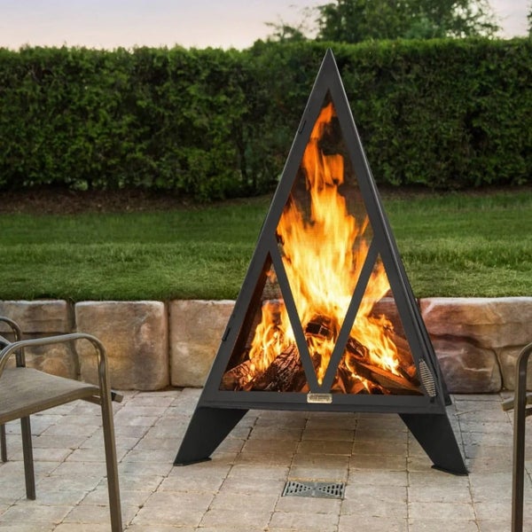Iron Embers 4' Pyramid Fire Pit Carousel 1