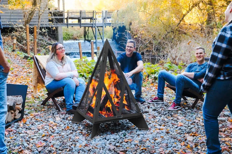 Iron Embers 4' Pyramid Fire Pit Carousel 2