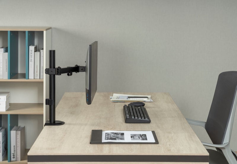 Locktight Single-Monitor steel articulating mount Carousel 9