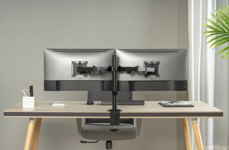 Locktight Dual-Monitor steel articulating mount Carousel 13