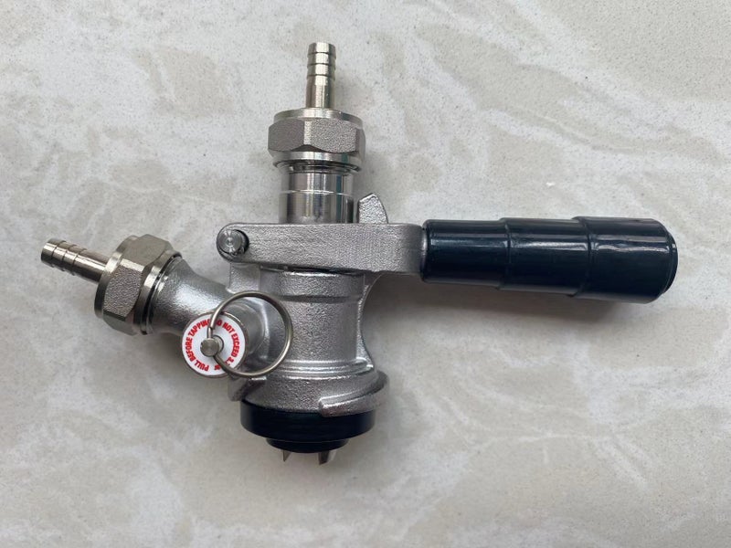 D-type Keg Coupler w/2x barbed outlets Carousel 2