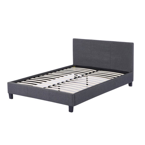 Comins Bed Frame Dark Grey Queen629306961876511114