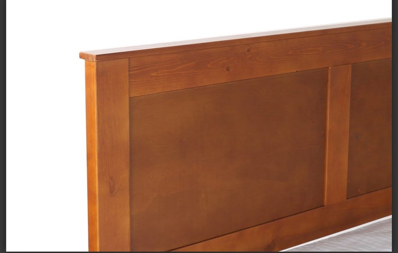 'Metro' Solid Pine Bed Frame Honey King62930701039490111