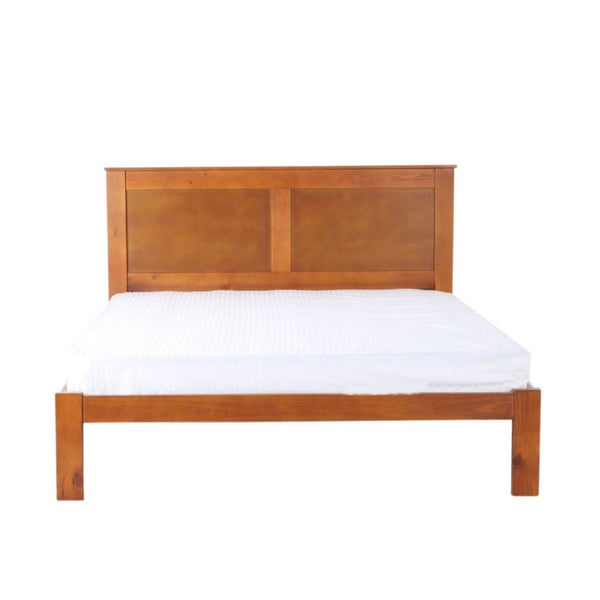 'Metro' Solid Pine Bed Frame Honey King629307010394901124
