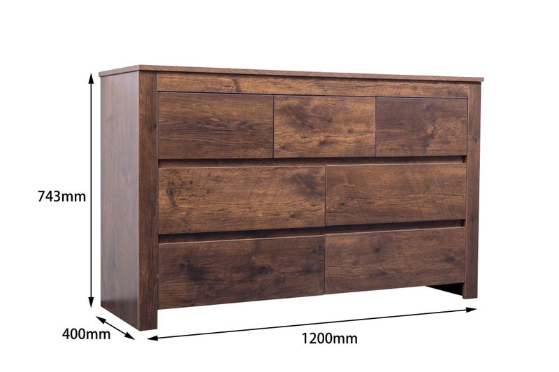 'Byron' Dark Oak Low Boy62863860496769112