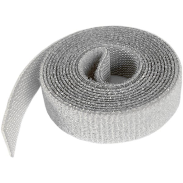 Velcro Grey Hook and Loop Cable Management Tape 3m - 10mm Carousel 1