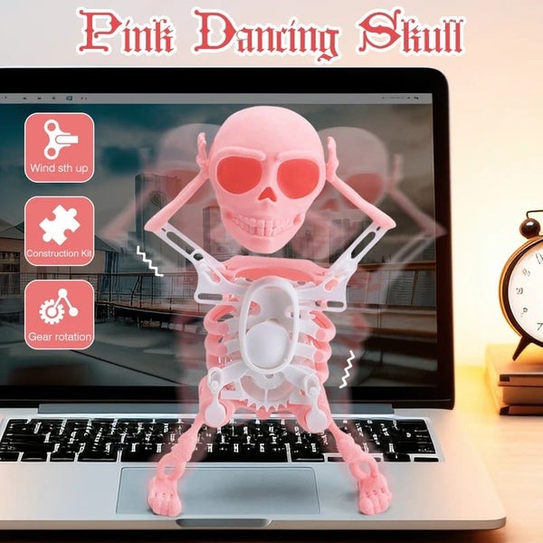 Dancing and Swinging 3D Skull Toy Carousel 2